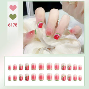 Cute and Playful Fake Nails