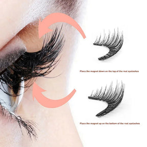 3D Magnetic Eyelashes Natural Curl