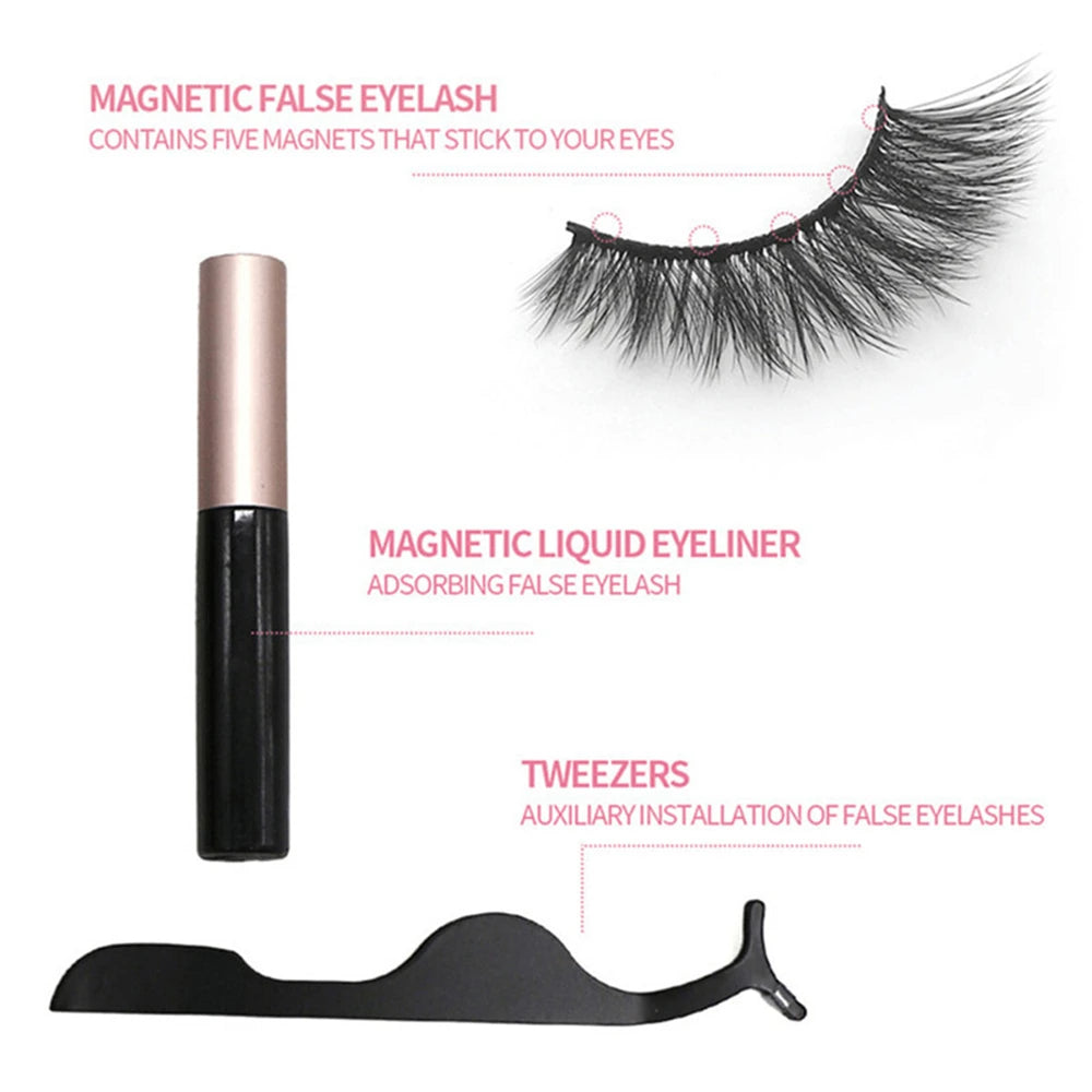 Magnetic Eyelashes 3D Mink