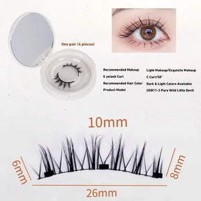 3D Magnetic Eyelashes Natural Curl